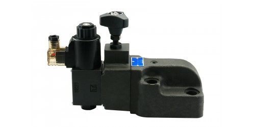 Solenoid Controlled Pilot Operated Relief Valve